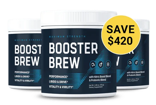 Booster Brew 3 Bottles